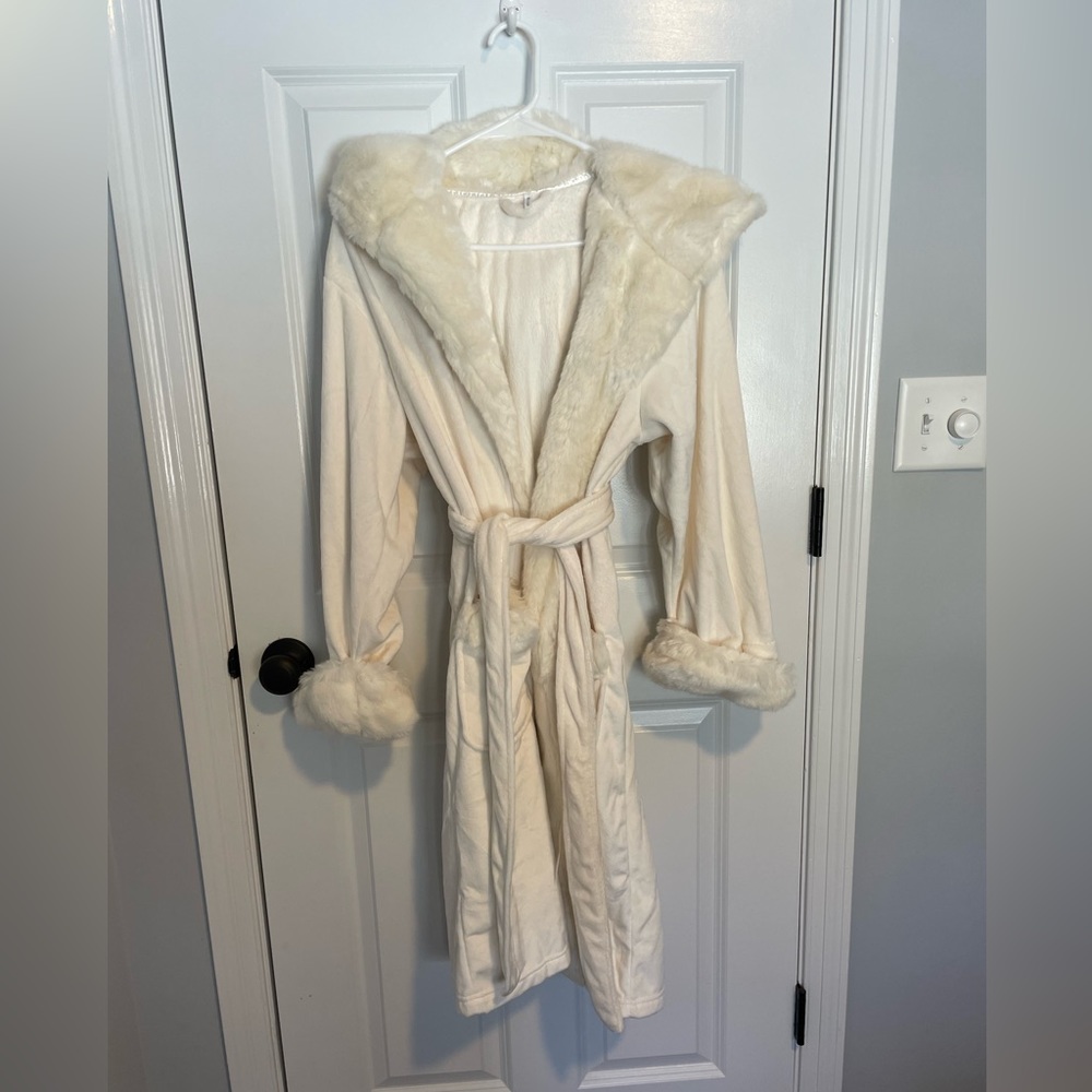 Faux Fur Pottery Barn Robe